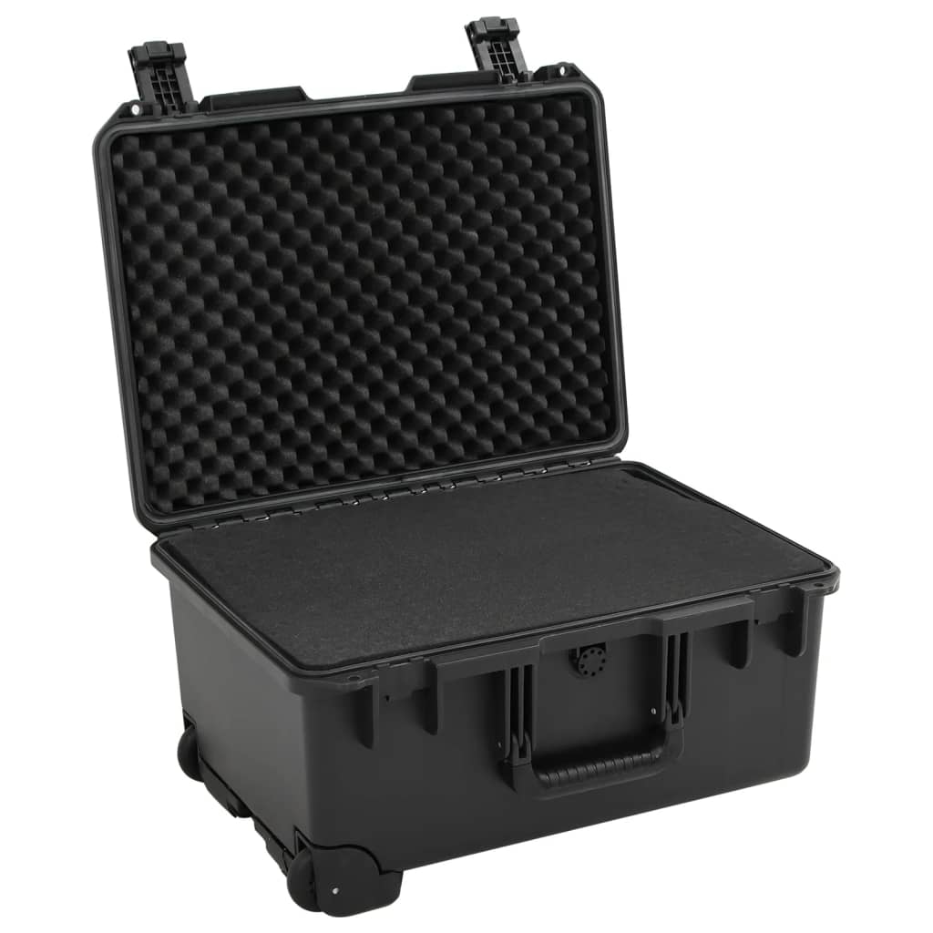 Flightcase draagbaar 54x41,5x29 cm PP zwart