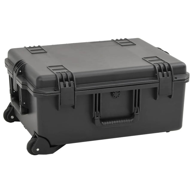 Flightcase draagbaar 62,5x50x28,5 cm PP zwart