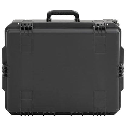 Flightcase draagbaar 62,5x50x28,5 cm PP zwart