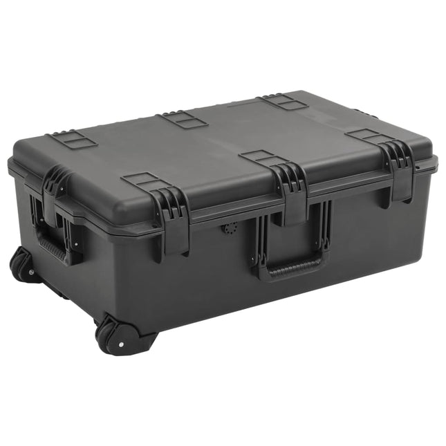 Flightcase draagbaar 79,5x51,5x30,5 cm PP zwart