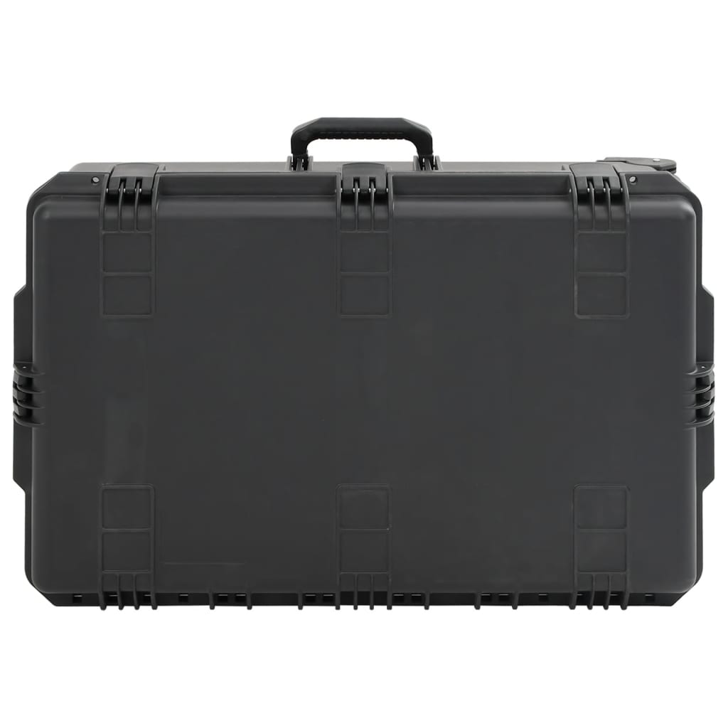 Flightcase draagbaar 79,5x51,5x30,5 cm PP zwart
