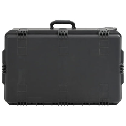 Flightcase draagbaar 79,5x51,5x30,5 cm PP zwart