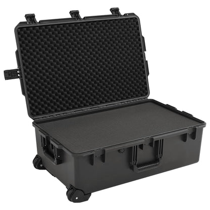 Flightcase draagbaar 79,5x51,5x30,5 cm PP zwart