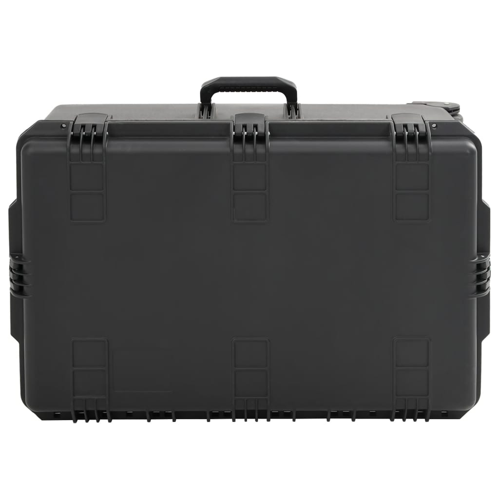 Flightcase draagbaar 79,5x52x39 cm PP zwart