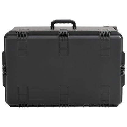 Flightcase draagbaar 79,5x52x39 cm PP zwart