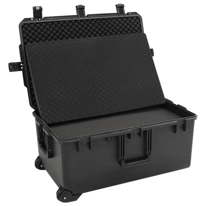 Flightcase draagbaar 79,5x52x39 cm PP zwart