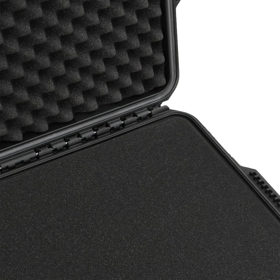 Flightcase draagbaar 79,5x52x39 cm PP zwart
