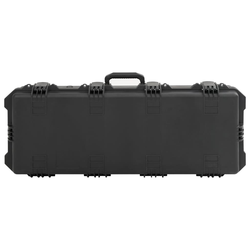 Flightcase draagbaar 100,5x42x17 cm PP zwart