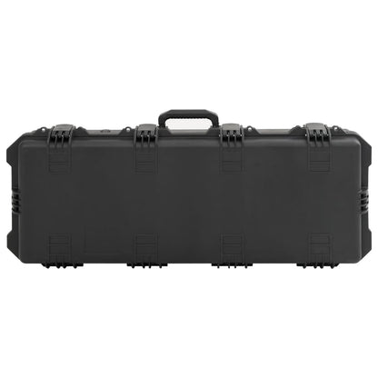 Flightcase draagbaar 100,5x42x17 cm PP zwart