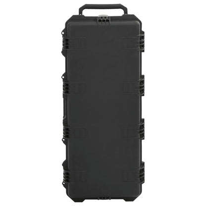 Flightcase draagbaar 100,5x42x17 cm PP zwart