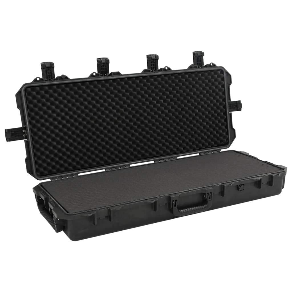 Flightcase draagbaar 100,5x42x17 cm PP zwart