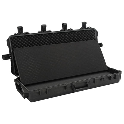 Flightcase draagbaar 100,5x42x17 cm PP zwart
