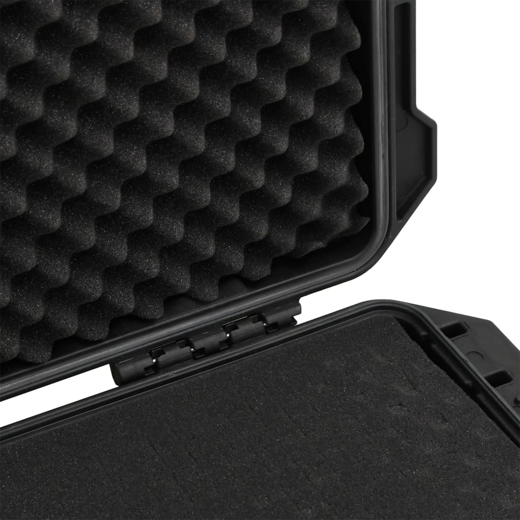 Flightcase draagbaar 100,5x42x17 cm PP zwart