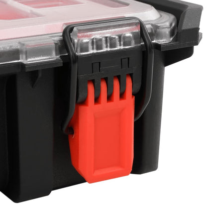 Flightcase draagbaar 55,5x34,5x13,5 cm PP zwart