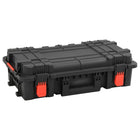 Flightcase draagbaar 56,5x34x16 cm PP zwart