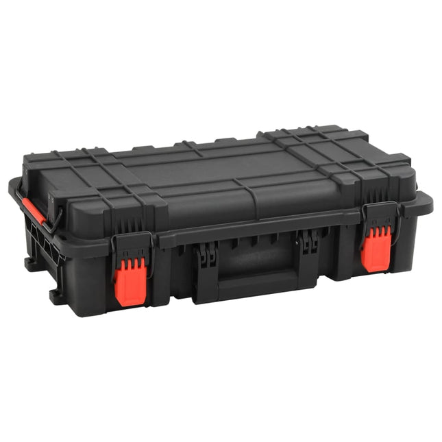 Flightcase draagbaar 56,5x34x16 cm PP zwart