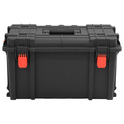 Flightcase draagbaar 57x35x32,5 cm PP zwart