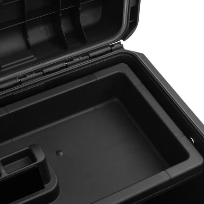 Flightcase draagbaar 57x35x32,5 cm PP zwart