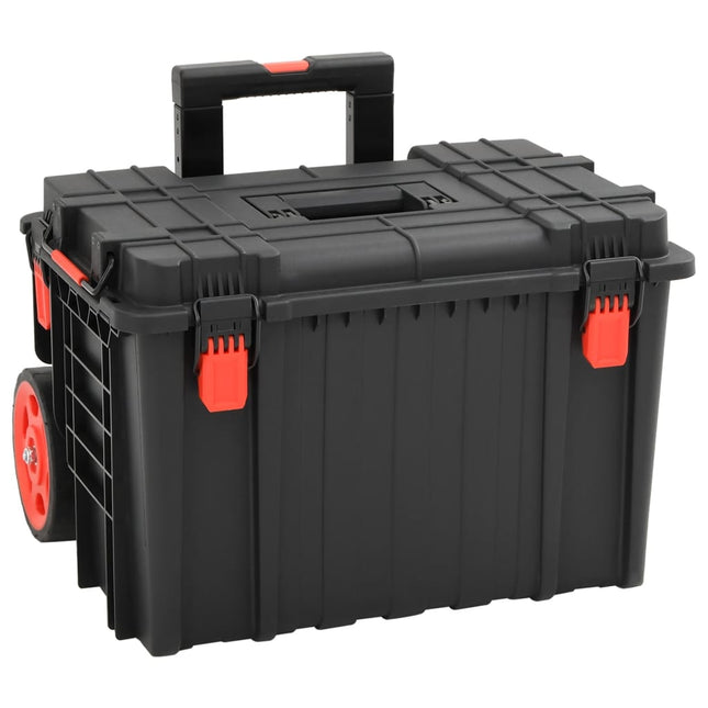 Flightcase draagbaar 56,5x45,5x48 cm PP zwart