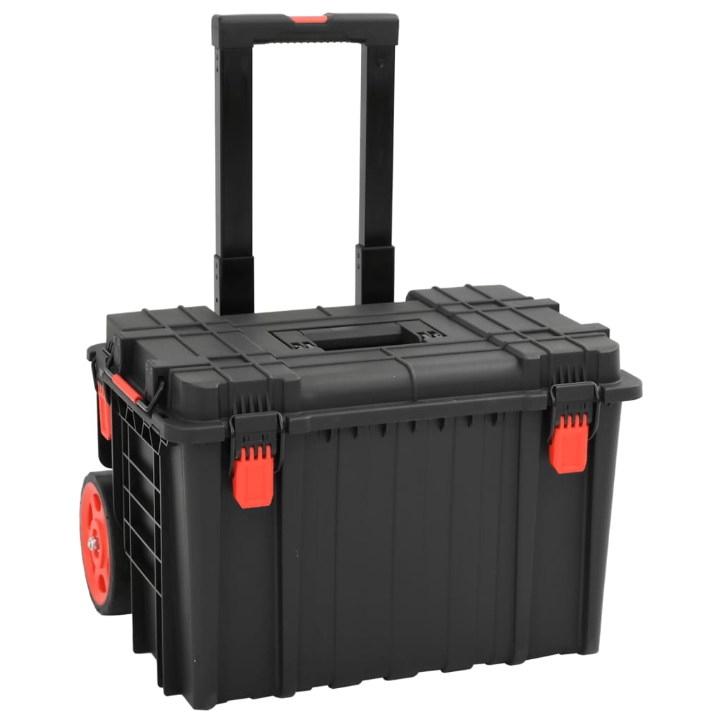 Flightcase draagbaar 56,5x45,5x48 cm PP zwart