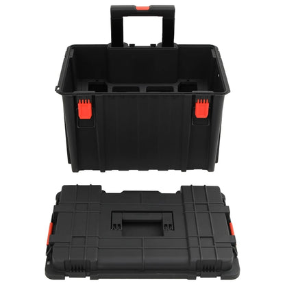 Flightcase draagbaar 56,5x45,5x48 cm PP zwart