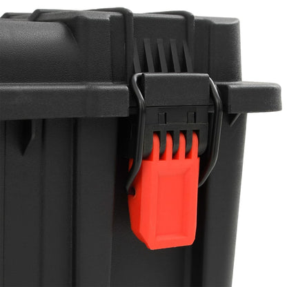 Flightcase draagbaar 56,5x45,5x48 cm PP zwart