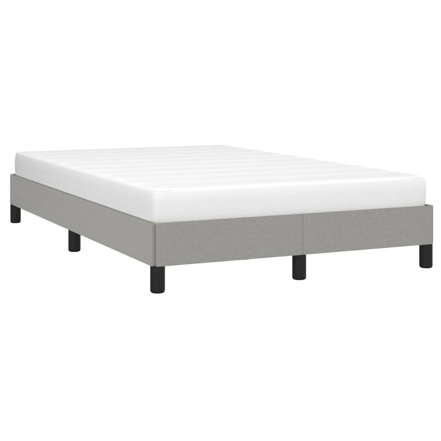 Bedframe stof lichtgrijs 120x190 cm