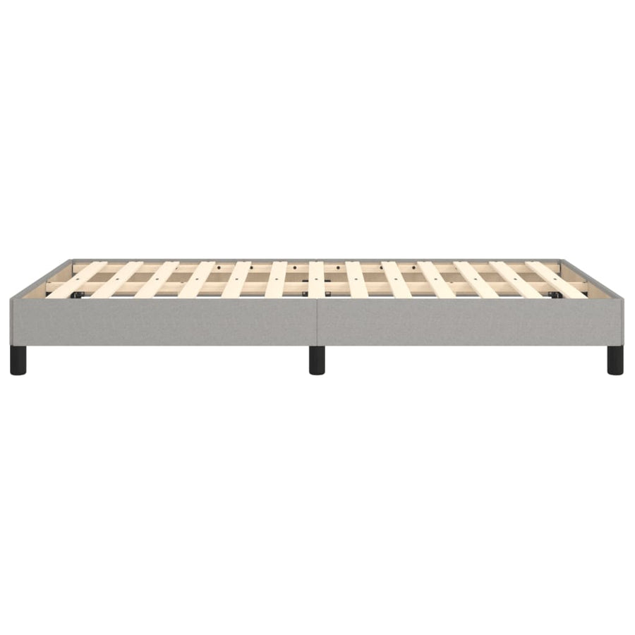 Bedframe stof lichtgrijs 120x190 cm