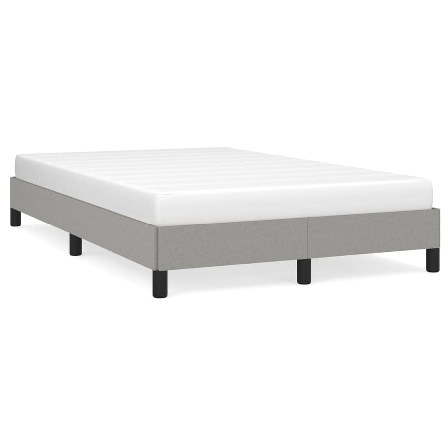 Bedframe stof lichtgrijs 120x190 cm