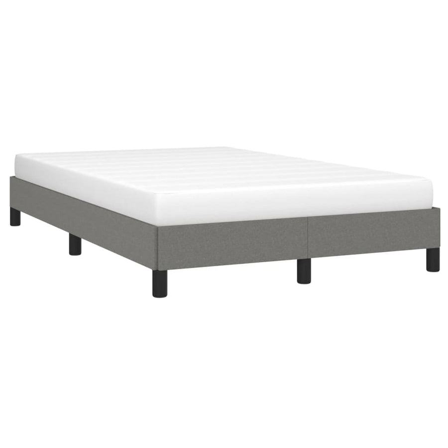 Bedframe stof donkergrijs 120x190 cm
