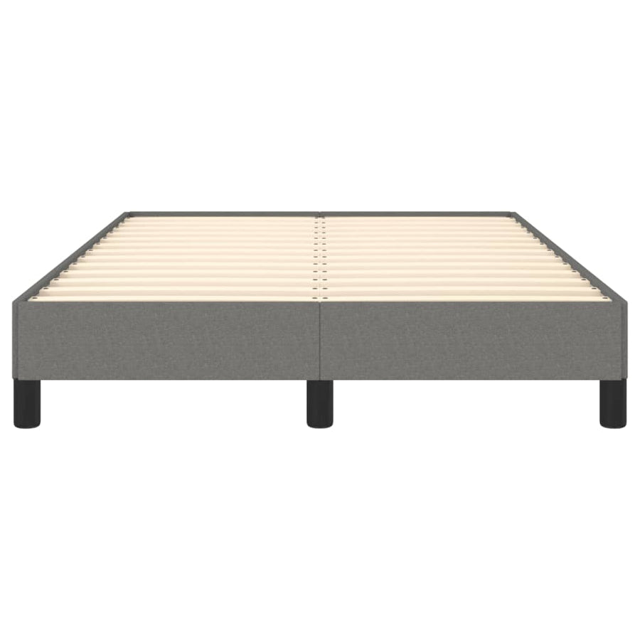 Bedframe stof donkergrijs 120x190 cm