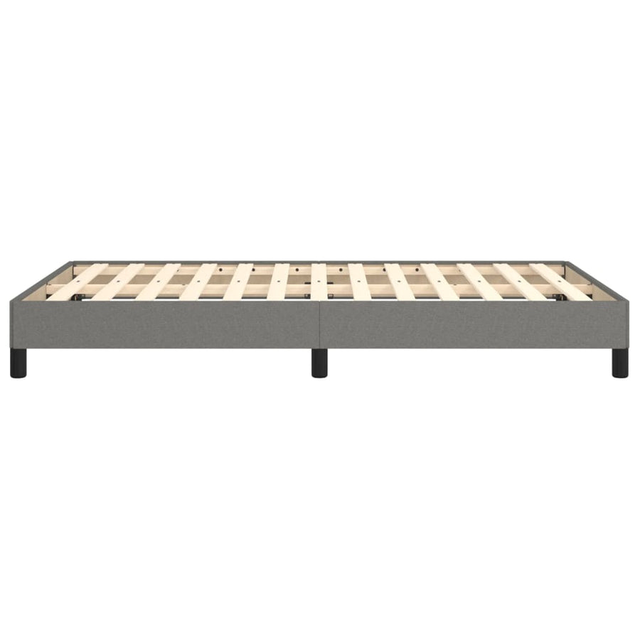 Bedframe stof donkergrijs 120x190 cm