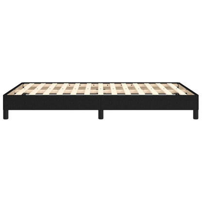 Bedframe stof zwart 120x190 cm