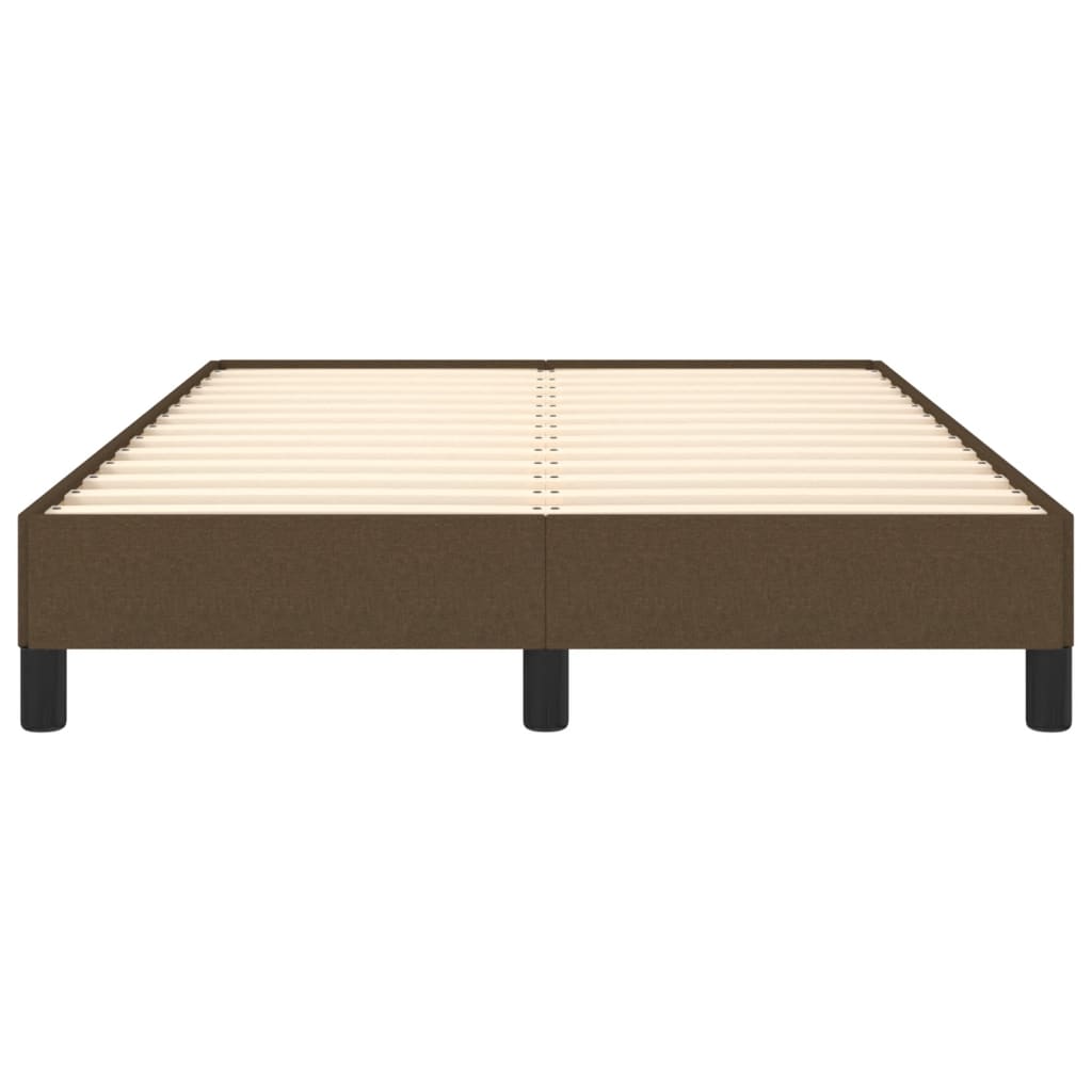Bedframe stof donkerbruin 120x190 cm