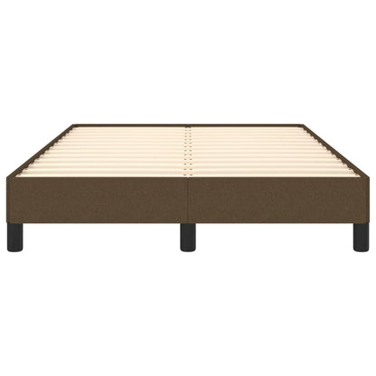 Bedframe stof donkerbruin 120x190 cm