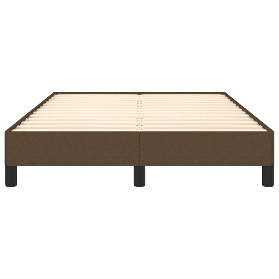 Bedframe stof donkerbruin 120x190 cm