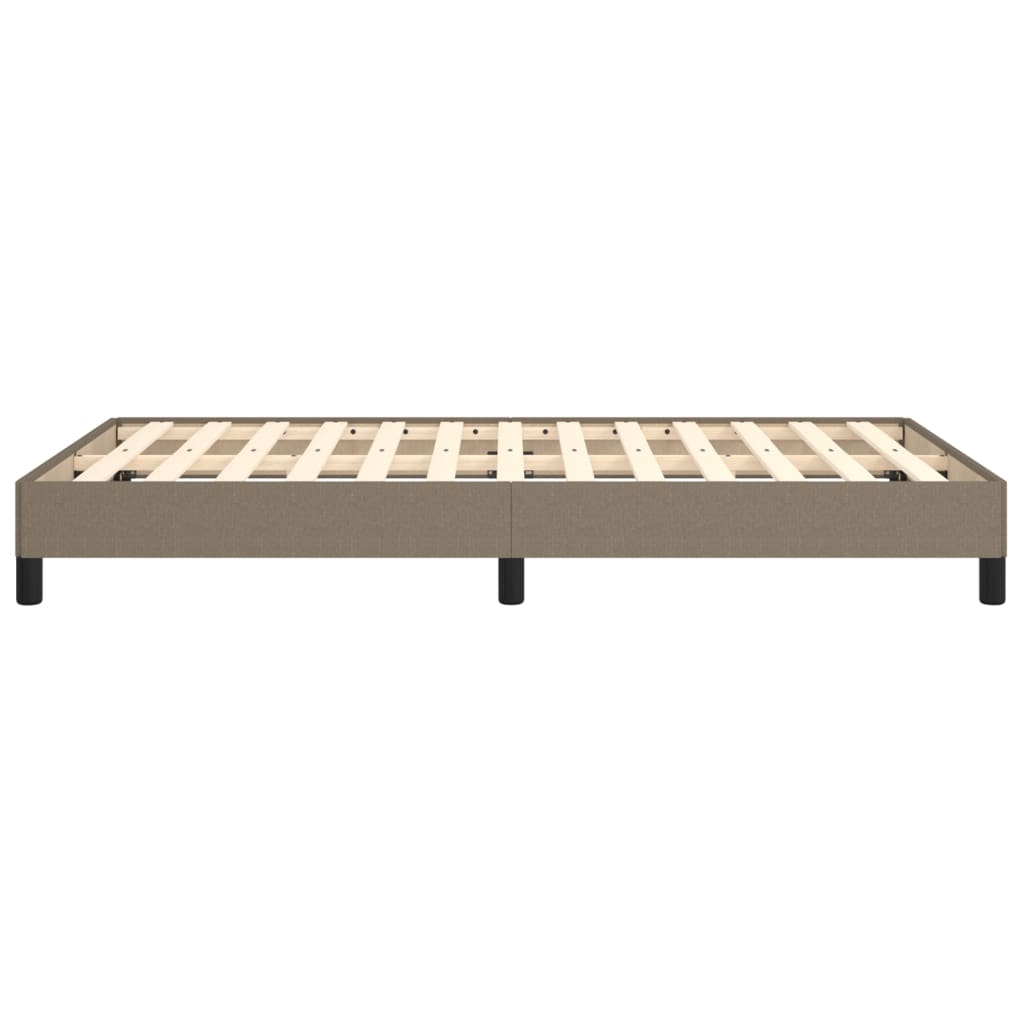 Bedframe stof taupe 120x190 cm