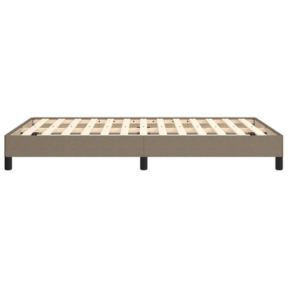 Bedframe stof taupe 120x190 cm