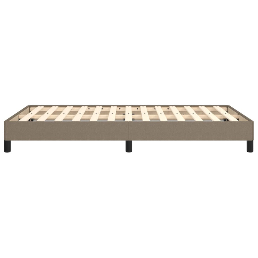Bedframe stof taupe 120x190 cm