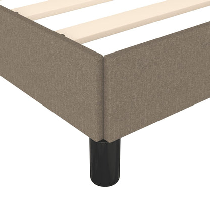 Bedframe stof taupe 120x190 cm