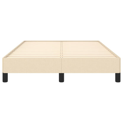 Bedframe stof crèmekleurig 120x190 cm