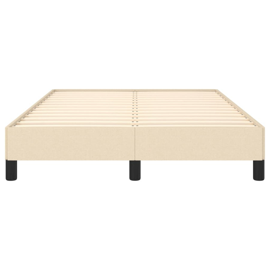 Bedframe stof crèmekleurig 120x190 cm