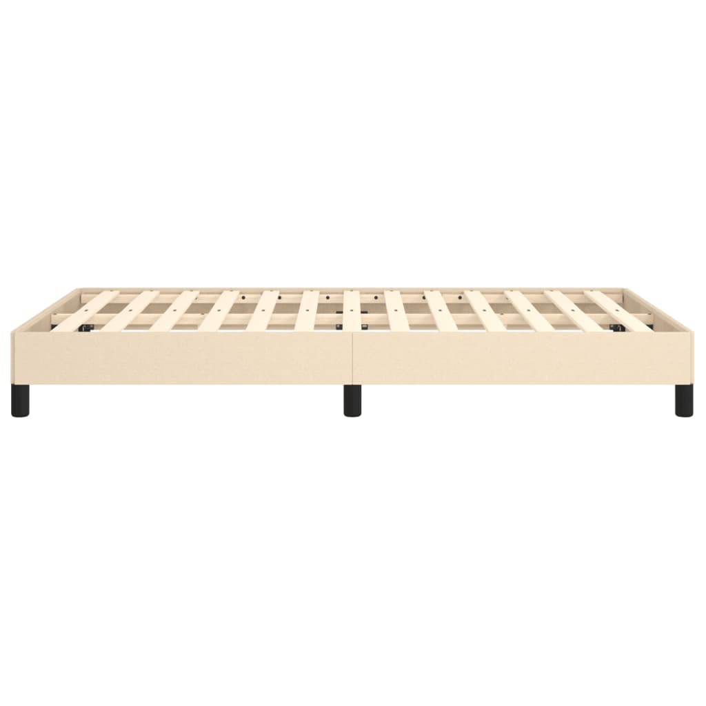 Bedframe stof crèmekleurig 120x190 cm