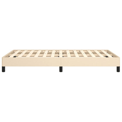 Bedframe stof crèmekleurig 120x190 cm