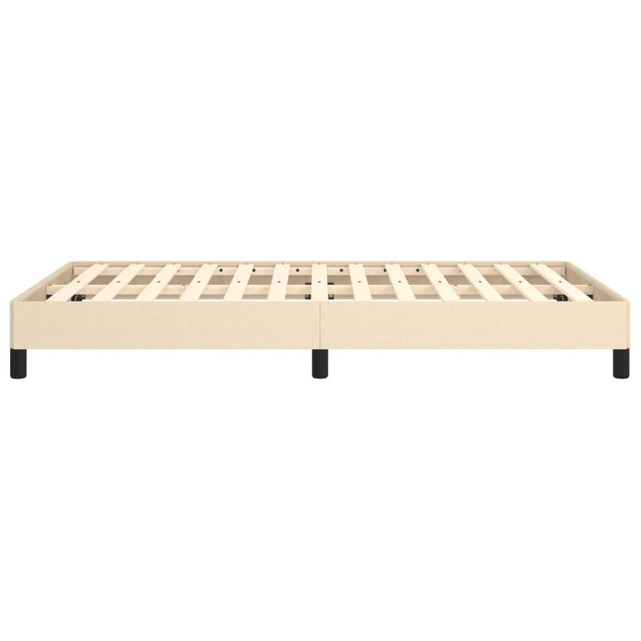 Bedframe stof crèmekleurig 120x190 cm