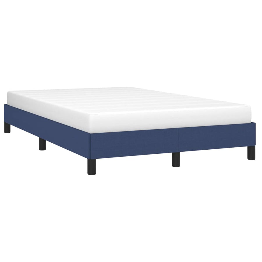 Bedframe stof blauw 120x190 cm