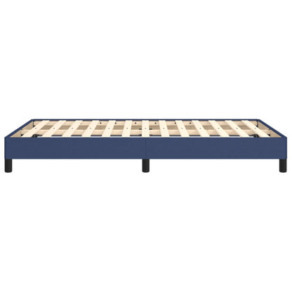 Bedframe stof blauw 120x190 cm