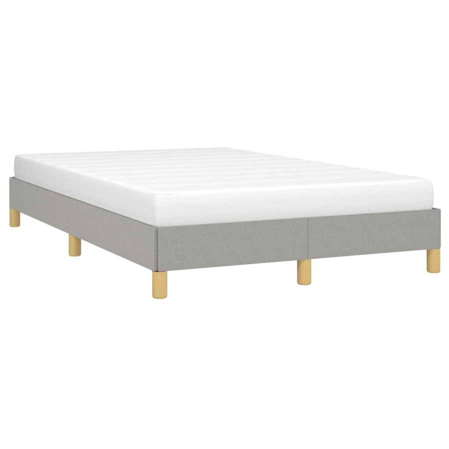 Bedframe stof lichtgrijs 120x190 cm