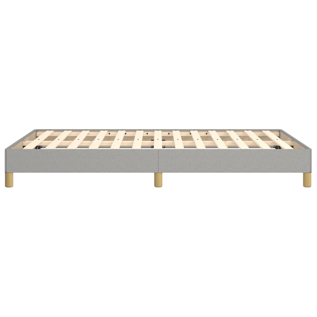 Bedframe stof lichtgrijs 120x190 cm