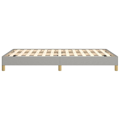 Bedframe stof lichtgrijs 120x190 cm